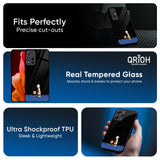 Night Sky Star Glass Case for Redmi Note 14 Pro 5G