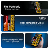 Aircraft Warning Glass Case for Redmi Note 11 Pro Plus 5G