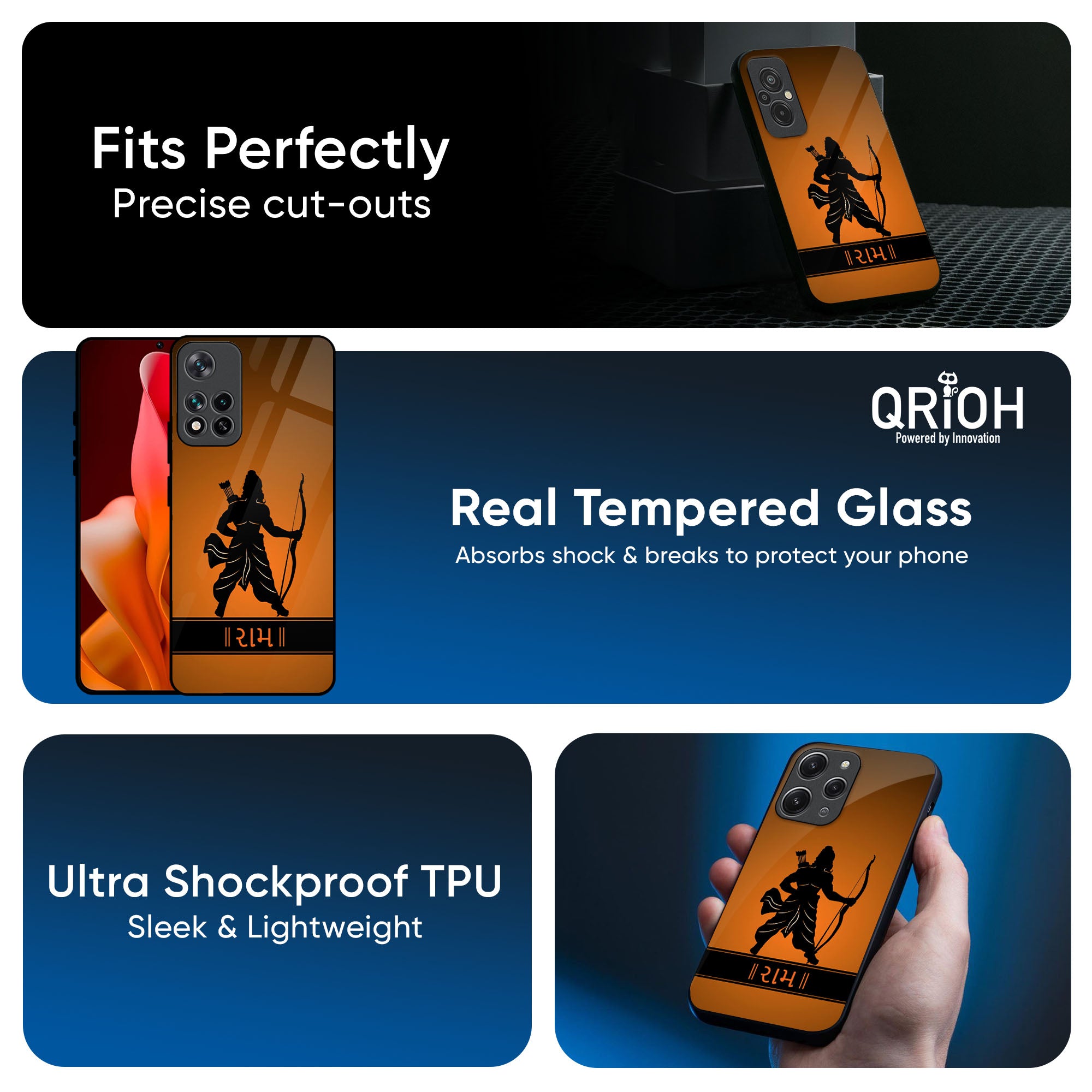 Halo Rama Glass Case for Redmi Note 14 Pro 5G