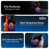 Retro Astronaut Glass Case for Redmi Note 14 Pro Plus 5G