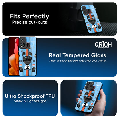 Race Laboratory Glass Case for Redmi Note 12 5G