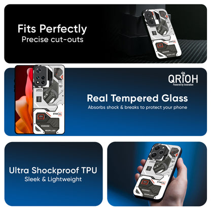 Explore Circuit Glass Case for Redmi Note 12 5G