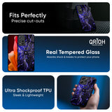 Techno Color Pattern Glass Case For Redmi Note 14 Pro Plus 5G