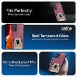 Funny Pug Face Glass Case For Redmi Note 14 Pro 5G