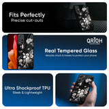 Artistic Mural Glass Case for Redmi Note 14 Pro 5G