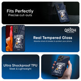 Struggling Panda Glass Case for Redmi Note 14 Pro 5G