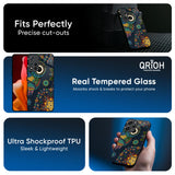 Owl Art Glass Case for Redmi Note 14 Pro 5G