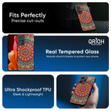 Elegant Mandala Glass Case for Redmi Note 14 Pro 5G