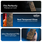 Luxury Mandala Glass Case for Redmi Note 14 Pro 5G
