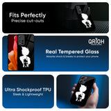 Monochrome Goku Glass Case for Redmi Note 14 Pro 5G