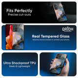 Marble Ink Abstract Glass Case for Redmi Note 14 Pro 5G