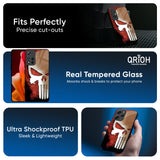 Red Skull Glass Case for Redmi Note 14 Pro 5G