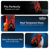 Mighty Superhero Glass Case For Redmi Note 14 5G