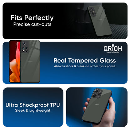 Charcoal Glass Case for Redmi Note 14 5G