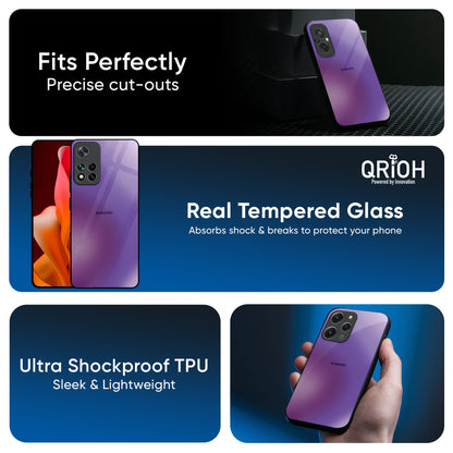 Ultraviolet Gradient Glass Case for Redmi Note 14 5G
