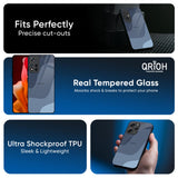 Navy Blue Ombre Glass Case for Redmi Note 14 Pro 5G