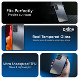 Space Grey Gradient Glass Case for Redmi Note 14 Pro 5G