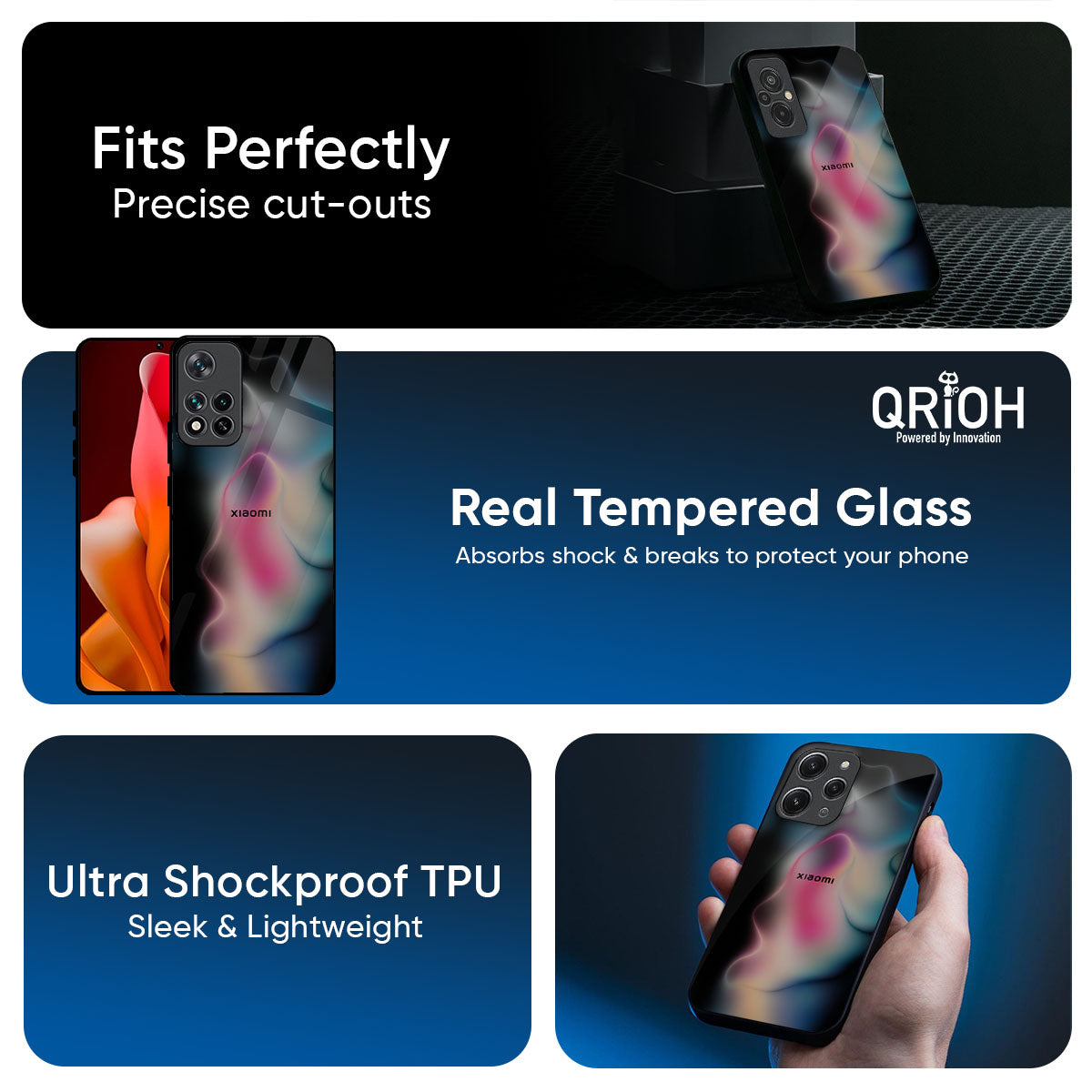 Colorful Palette Glass Case for Redmi Note 14 5G