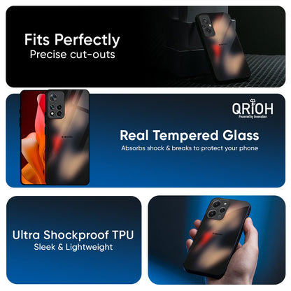 Dark Gradient Glass Case for Redmi Note 14 5G