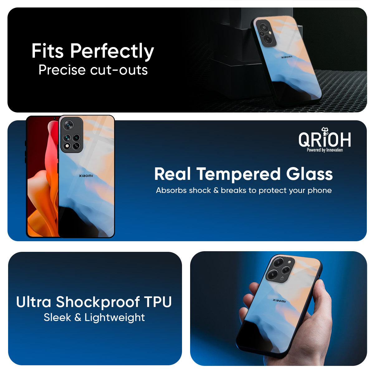 Winter Mountain Glass Case for Redmi Note 14 5G