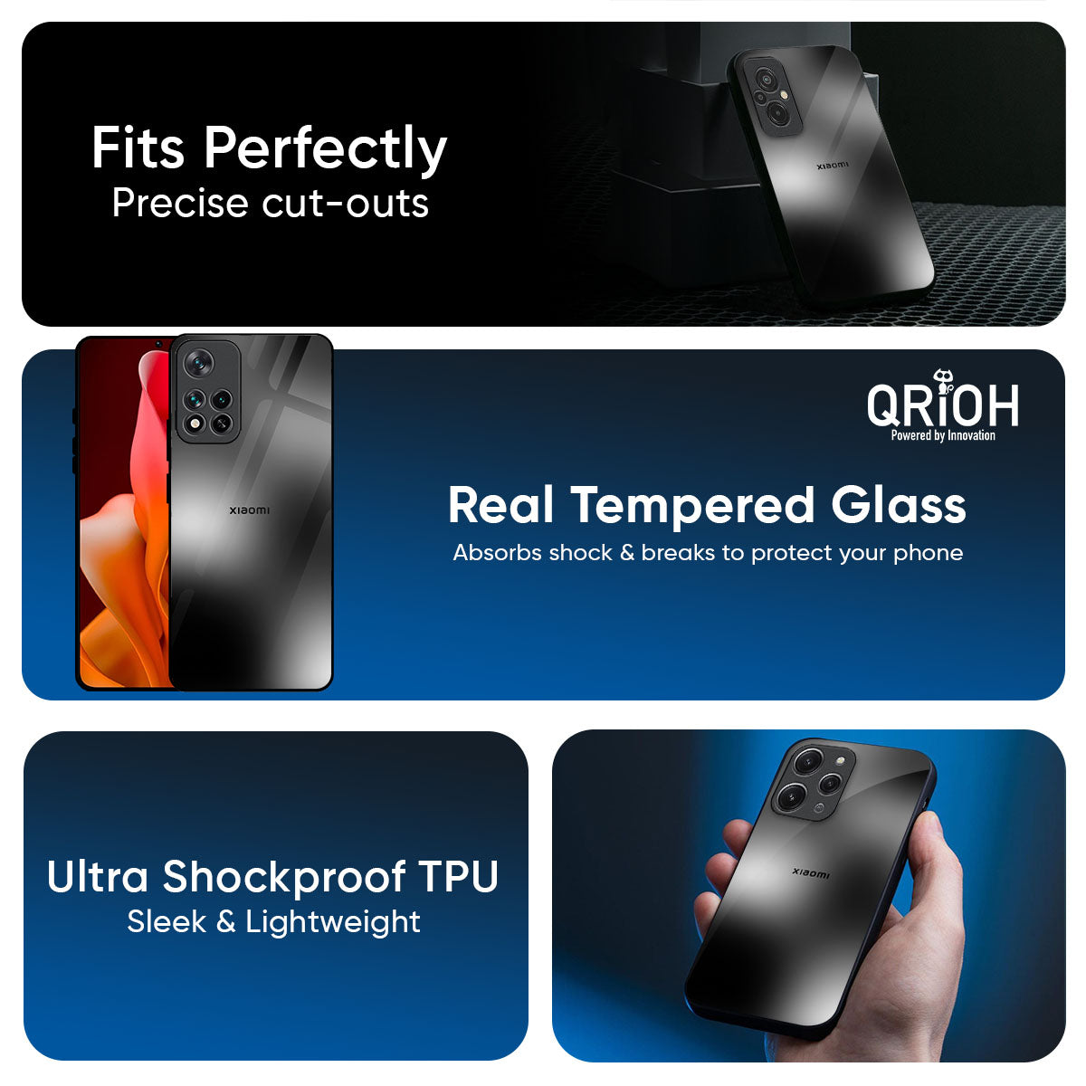 Blackspot Glass Case for Redmi Note 14 5G
