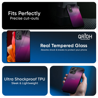 Knight Pink Glass Case for Redmi Note 14 5G