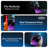 Brushy Color Glass Case for Redmi Note 14 5G