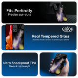 Flames Flow Glass Case for Redmi Note 14 5G