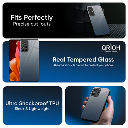 Smokey Grey Color Glass Case For Mi 14 CIVI