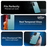 Arctic Blue Glass Case For Redmi Note 14 Pro 5G