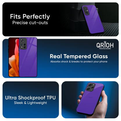 Amethyst Purple Glass Case for Redmi Note 14 5G