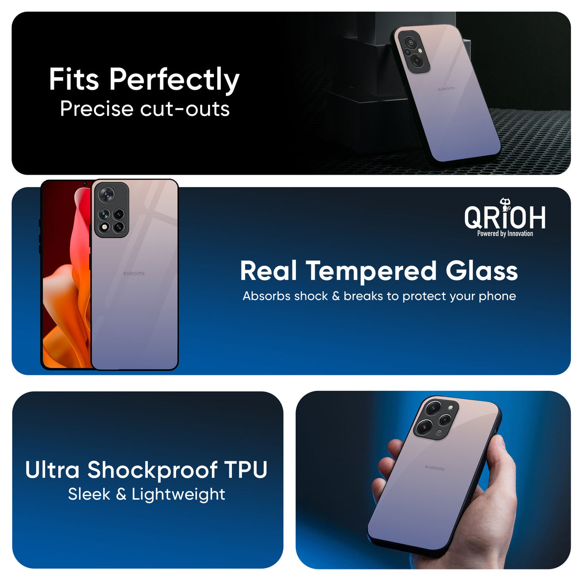 Rose Hue Glass Case for Mi 14 CIVI