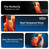 Magma Color Pattern Glass Case for Redmi Note 14 Pro 5G