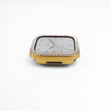 Gold Double Halo Crystal Bumper Case