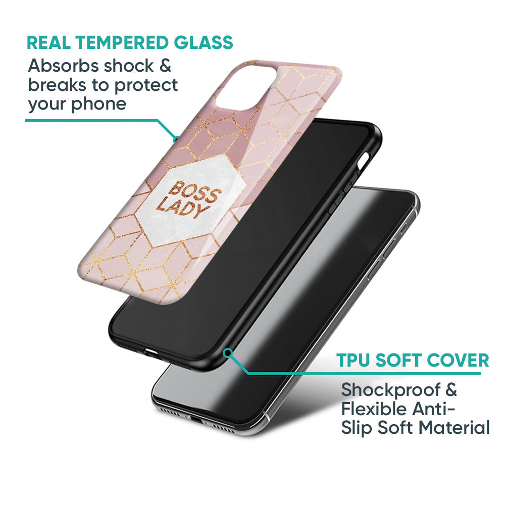 Boss Lady Glass Case for Samsung Galaxy S24 Plus 5G
