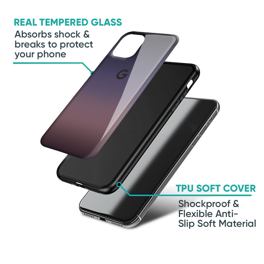Grey Ombre Glass Case for Google Pixel 9