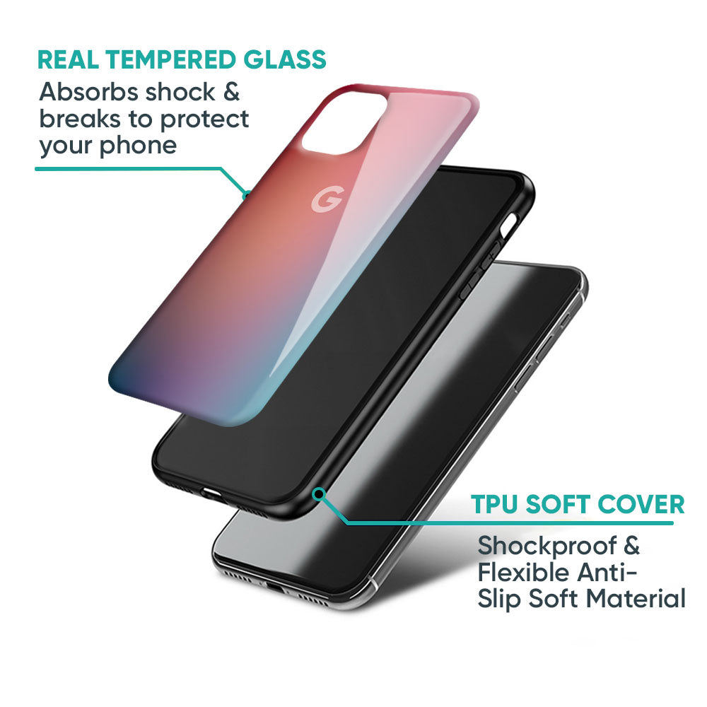 Dusty Multi Gradient Glass Case for Google Pixel 9