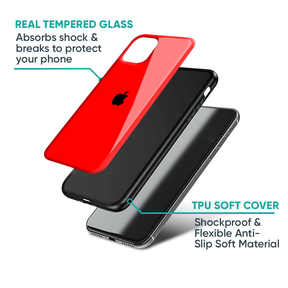 Blood Red Glass Case for iPhone 16 Pro Max