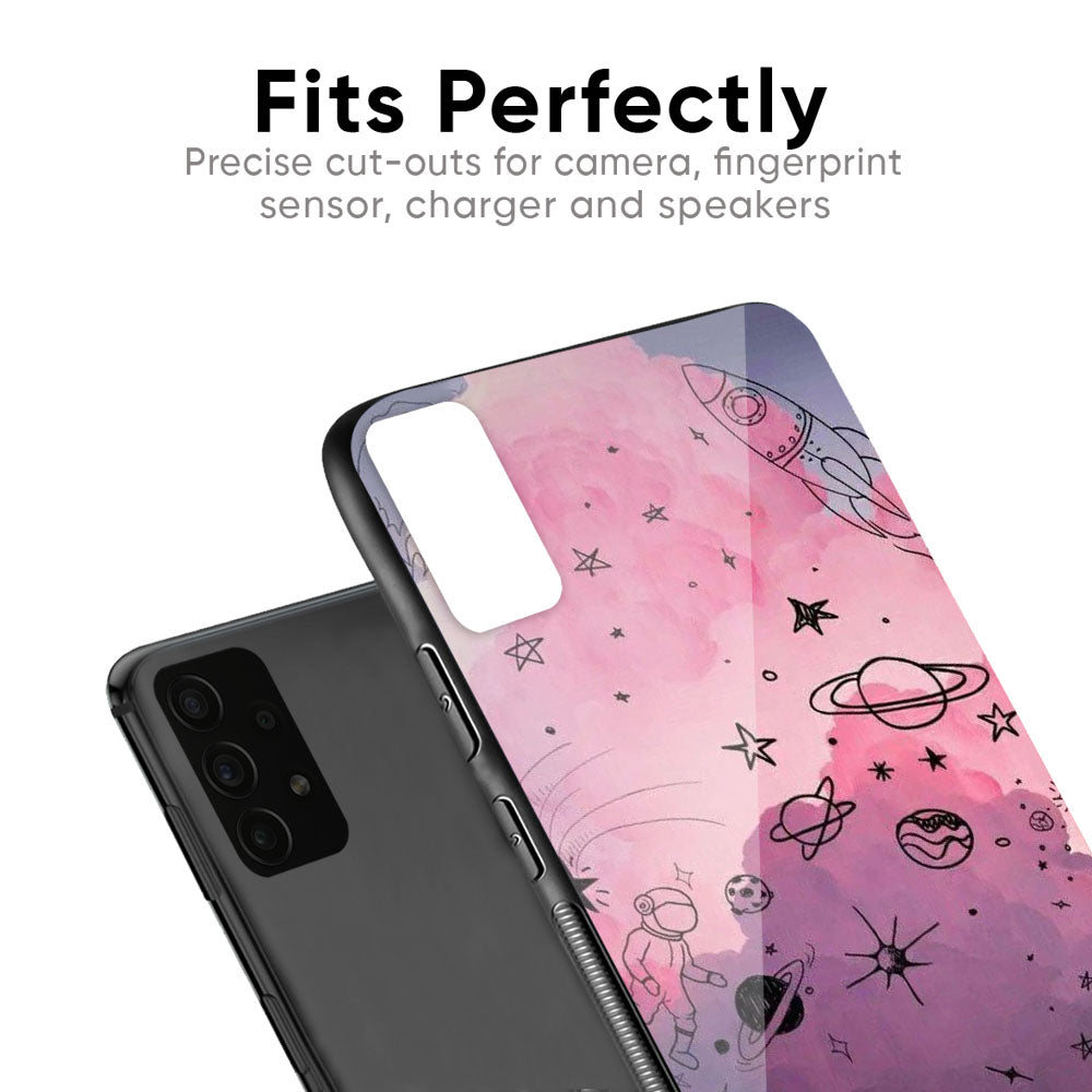 Space Doodles Glass Case for Google Pixel 10 5G