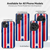 Tricolor Flag Glass Case