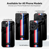 Flag Striped Glass Case