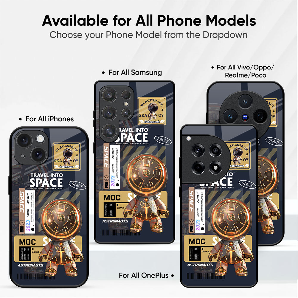 Space Journey Glass Case