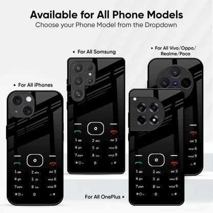 Classic Keypad Pattern Glass Case