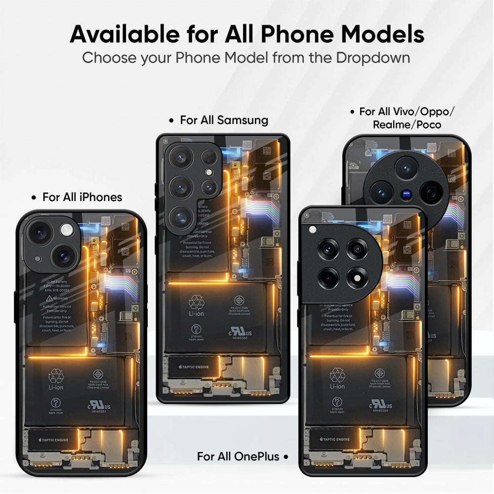 Glow Up Skeleton Glass Case