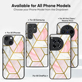 Geometrical Marble Glass Case