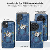 Kitty In Pocket Glass Case