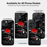 Dark Red Sky Glass Case