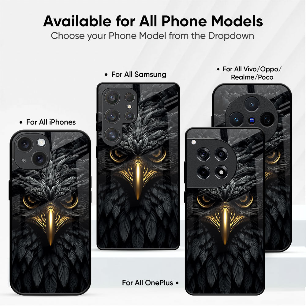 Scary Eagle Eye Glass Case
