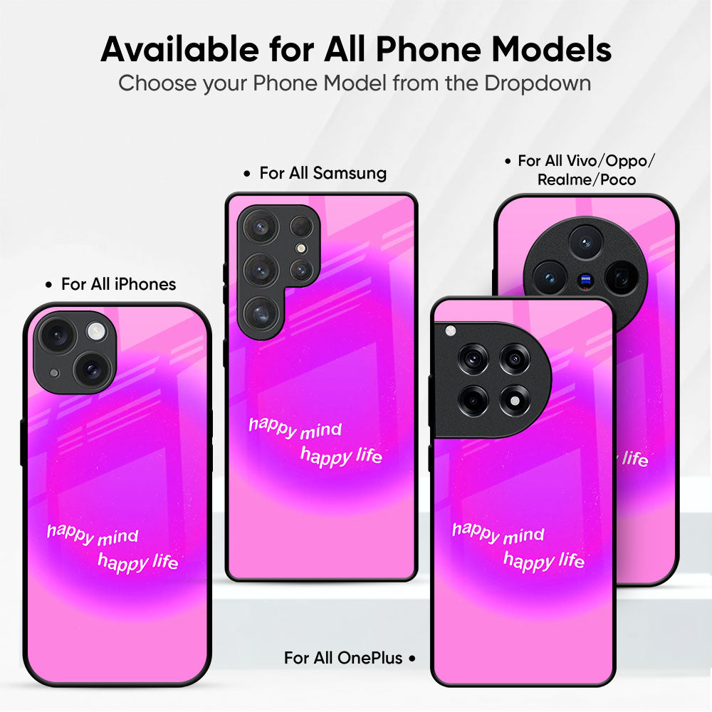 Qrioh Happy Mind Glass Case