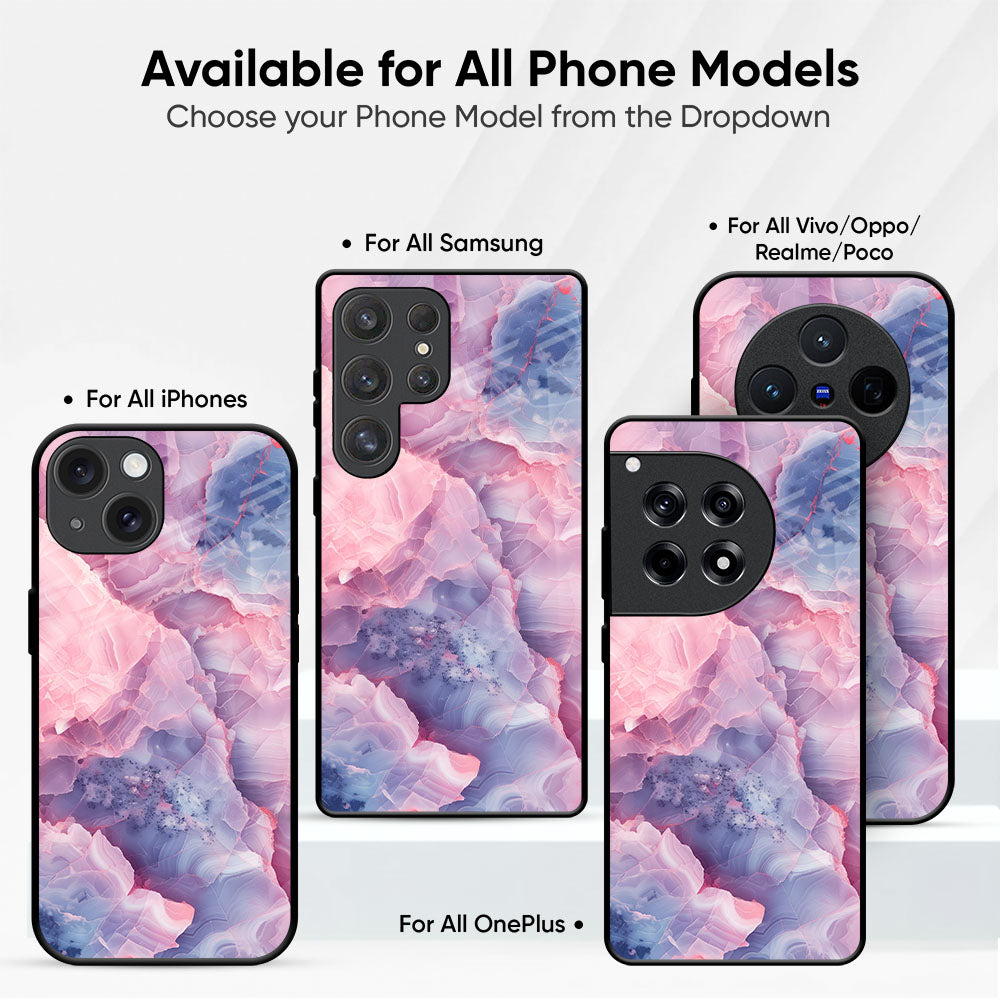 Marble Veil Glass Case